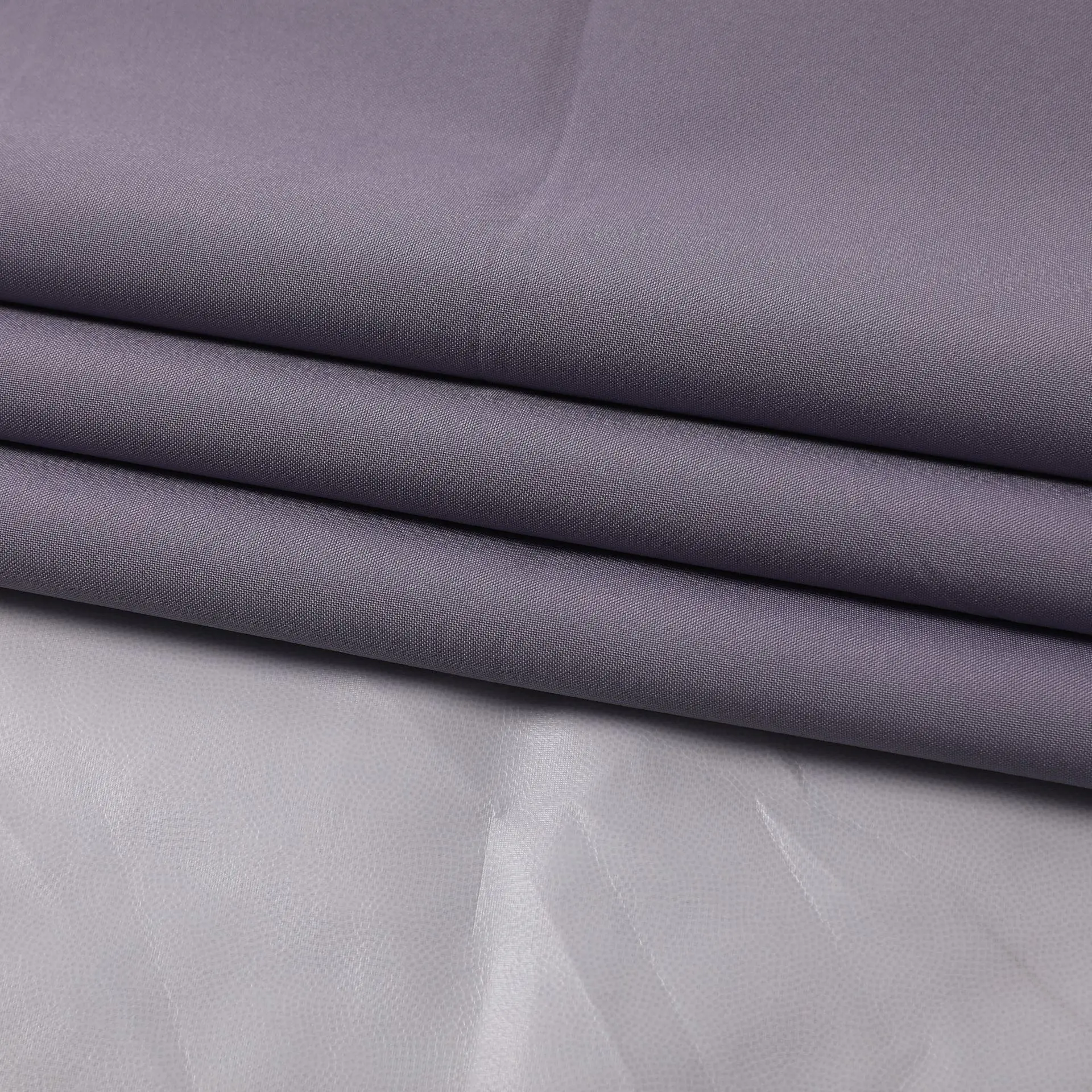 Factory Direct High Quality High Stretch Pongee Fabric with White Membrane for Clothing Jacket