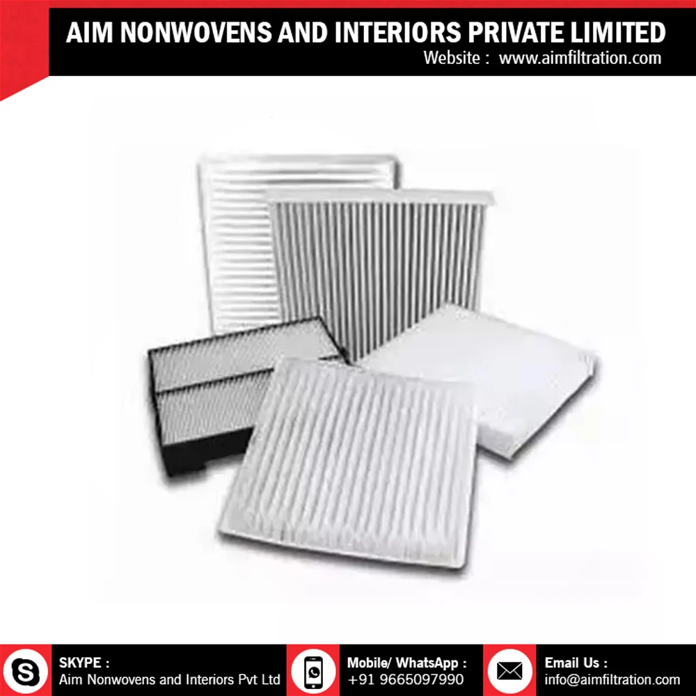 Buy Customized Color And Size Cabin Air Filters from Indian Manufacturer At Low Price