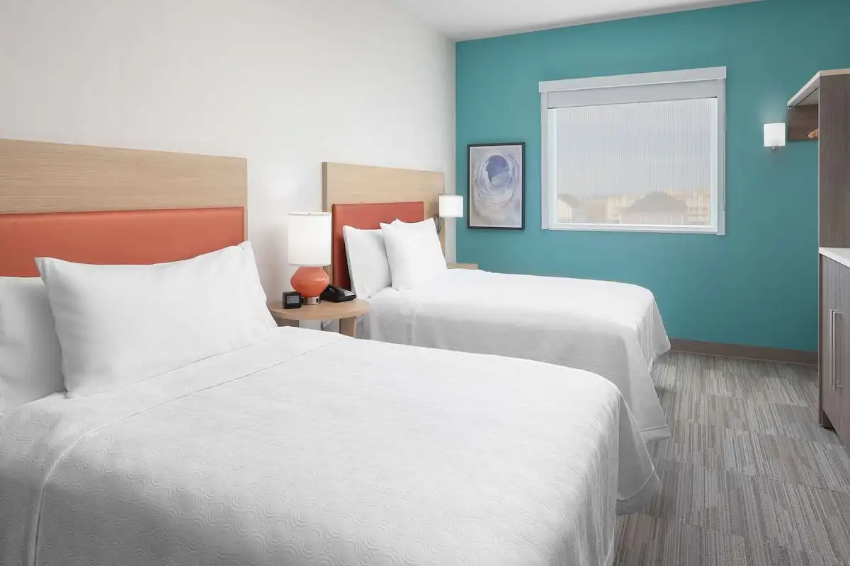 Home 2 By Hilton luxury modern mdf hotel bedroom furniture for sale