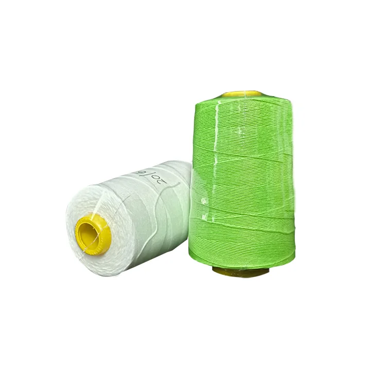Белый и зеленый 10/4 20/6 40/2 150g 200g 500g 1 кг/5 кг полиэстер нейлон пряжа швейные нитки для кожи