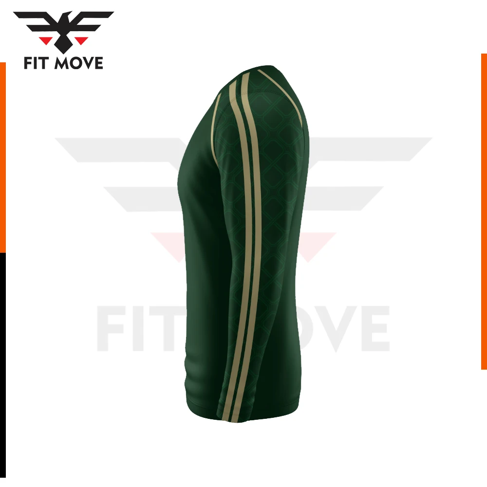 wholesale polyester quick dry Men And Women Long Sleeves t shirt sport running marathon sublimation full print T Shirt