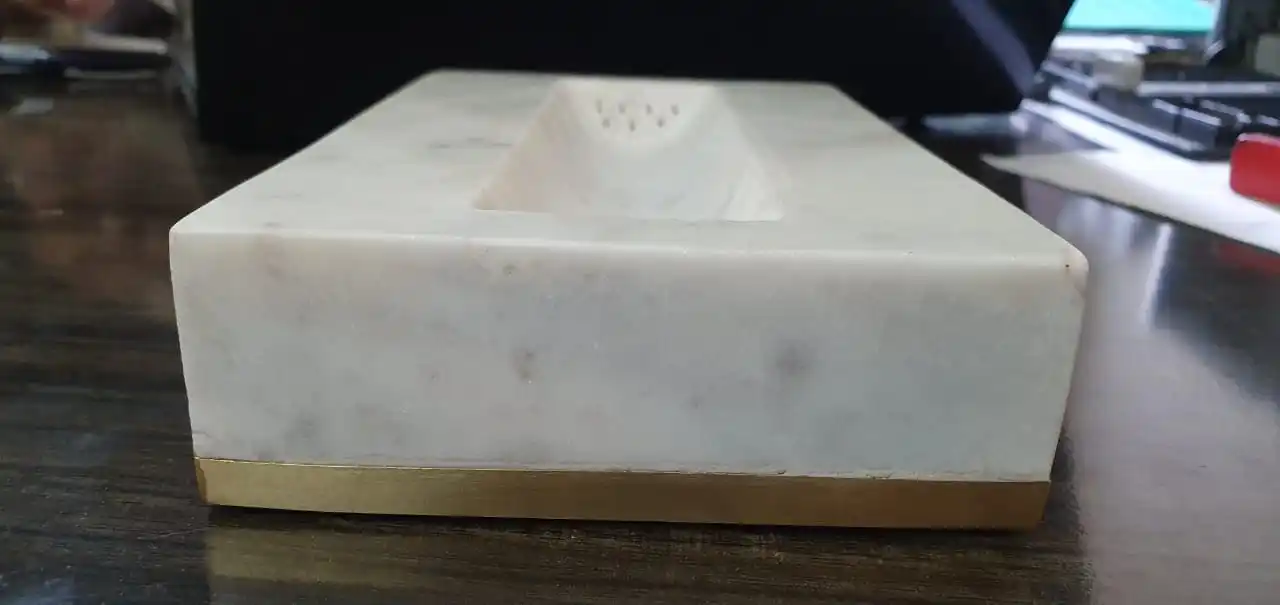 Натуральный держатель для благовоний под заказ Мраморная курильница подставка украшения дома