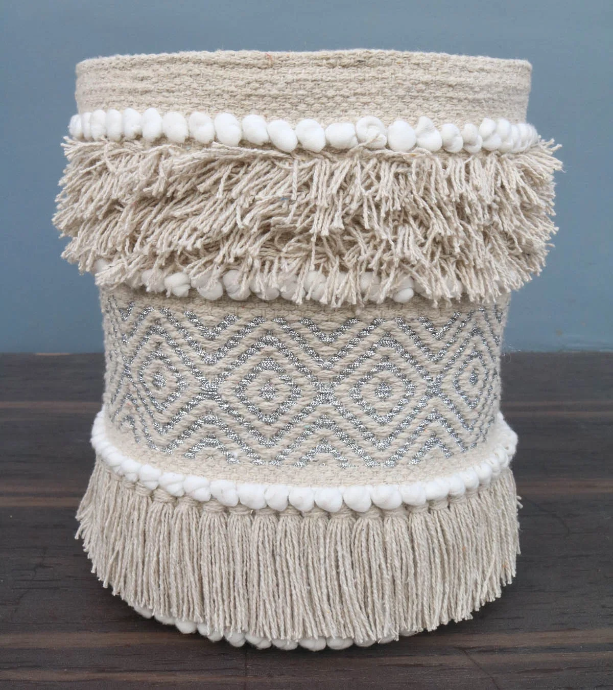 Home Storage Basket Pot Vases black white round vase kitchen accessories Organizer