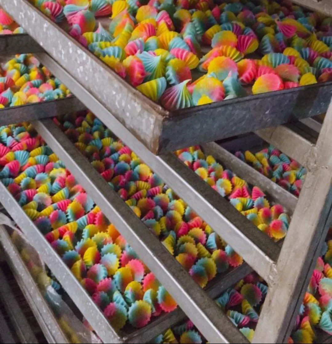 Тайская закуска, красочный жевательный сладкий десерт с ароматом, 120 г/коробка