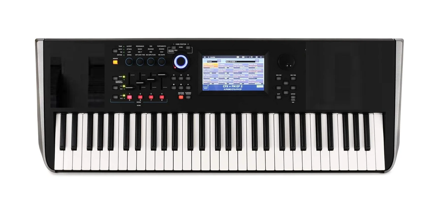 DE MODX8 Music Synthesizer 88-Key Weighted Keyboard Action Synthesizer w/Box