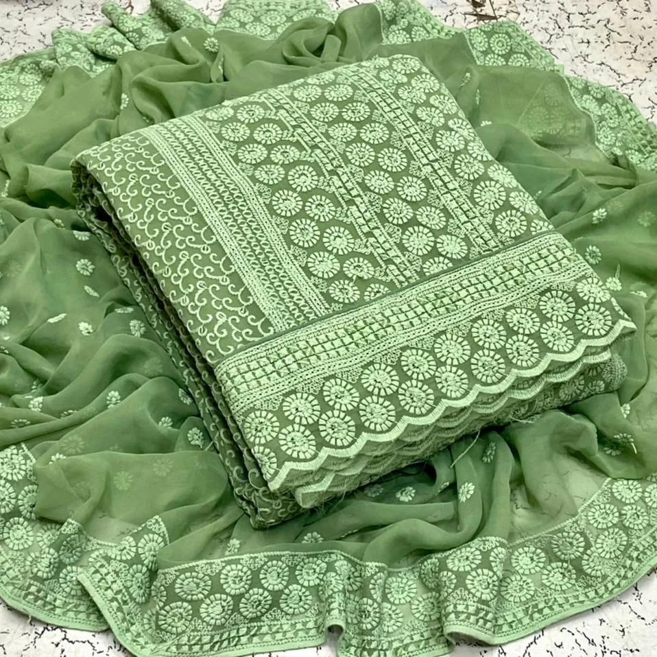 GEORGETTE WORK  DRESS MATERIAL