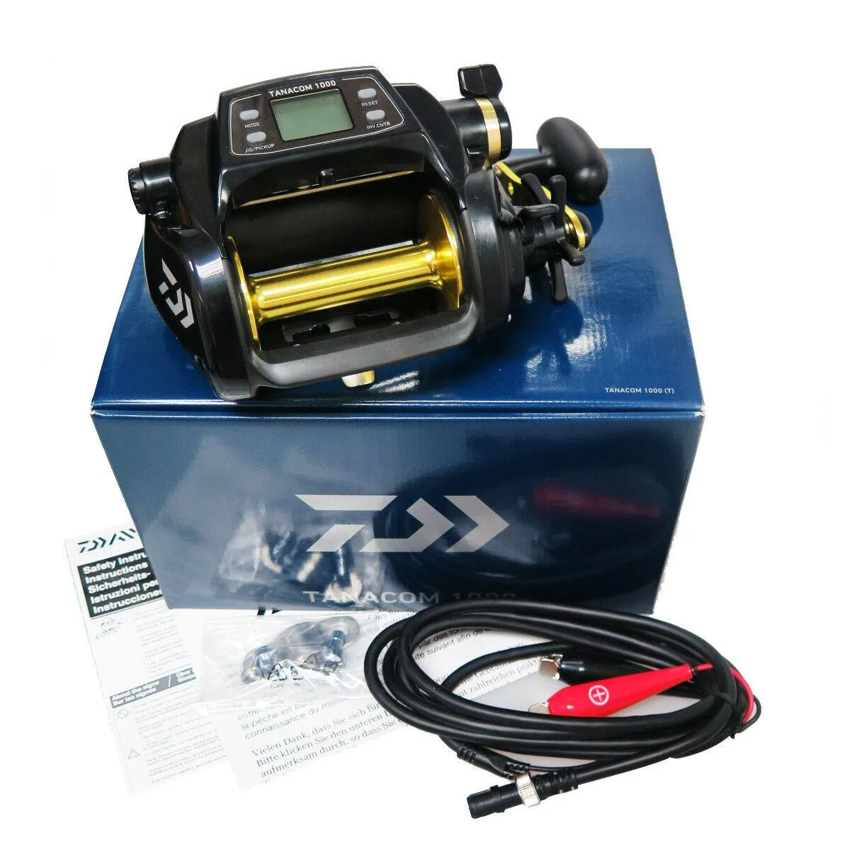 Tanacom 1000 Electric Fishing Reel Big Game Ready for Spinning Fly Fishing Surf Casting Featuring Spin Reels Ready to Ship
