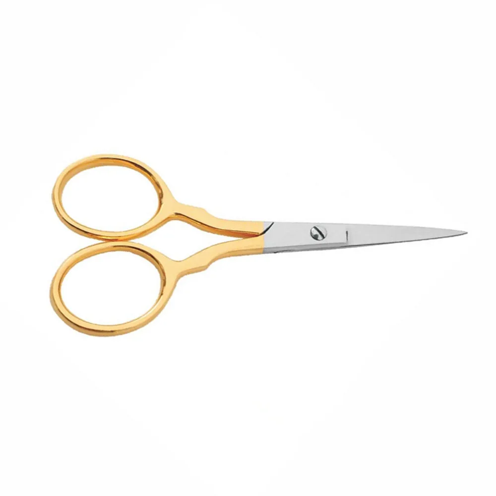 Half Gold Mini Scissors German Stainless Steel Small Classic Embroidery Scissors Tailor Scissors 3 Inch