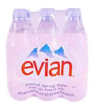 Натуральная пружинная вода Evian (1 5 л/12 шт.) цены на бутылочную воду evian оптом