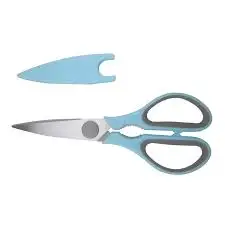2023 New Arrivals Stainless Steel Household Scissors Multifunction Blue Kitchen Scissor Shears Vegetable Meat Scissors