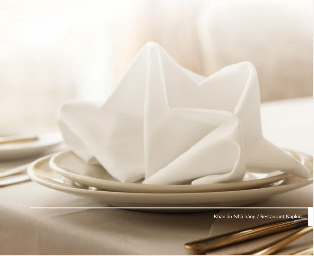 High Quality Cotton Table Napkin Restaurant Hotel Dining Napkins