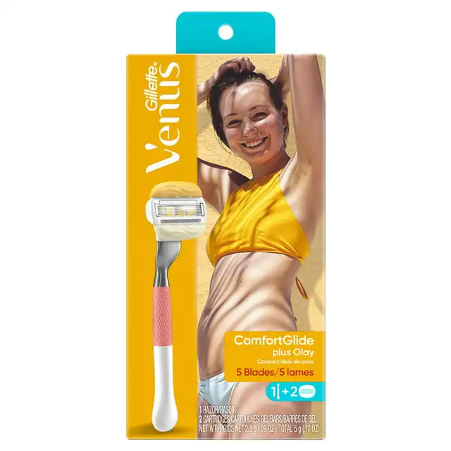 Gillette Venus ComfortGlide кокосовое плюс Олай женский набор бритв с 2 заправками