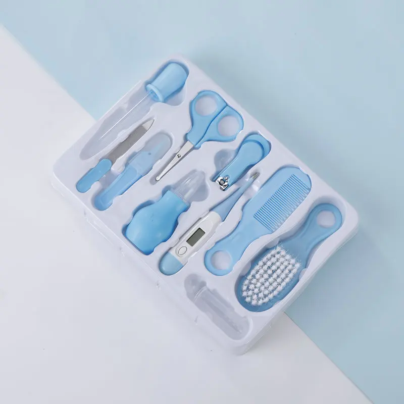 Baby care set of 10 sets mother and baby nail clipper comb nose sucker combination baby nail clipper set