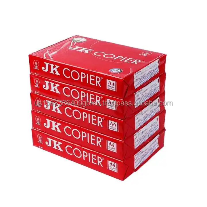 JK Copier Paper A4 / Wholesale JK A4  White 70 75 80 GSM Copier Paper at Factory Price