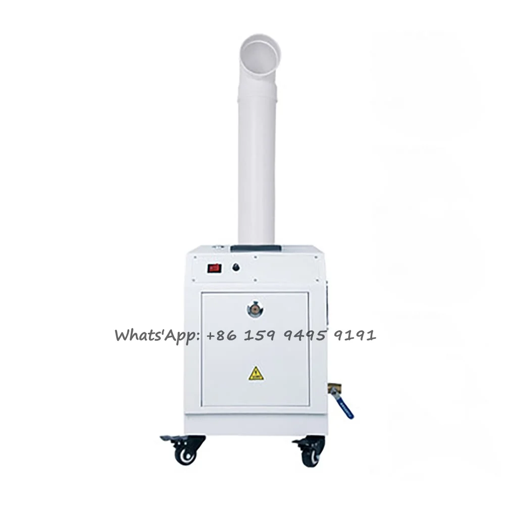 300W 220V/50Hz Industrial Battery Powered Cordless Cool Mist Ultrasonic Air Humidifier Fogging Machine For Sterilization