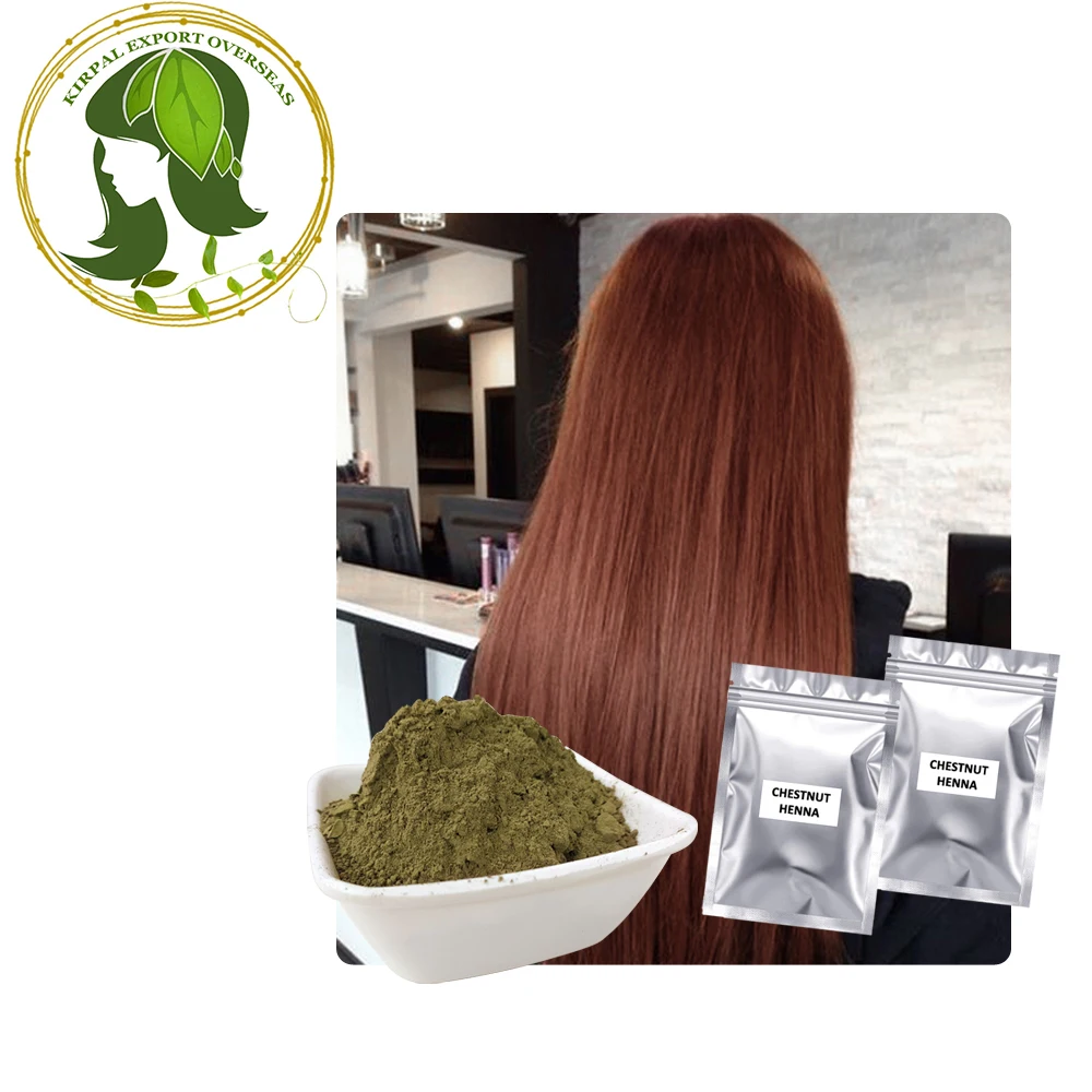 Natural Quality Sojat Rajasthani Indian Henna Chestnut Hair Powder Brands for Silky Hairs At Good Price
