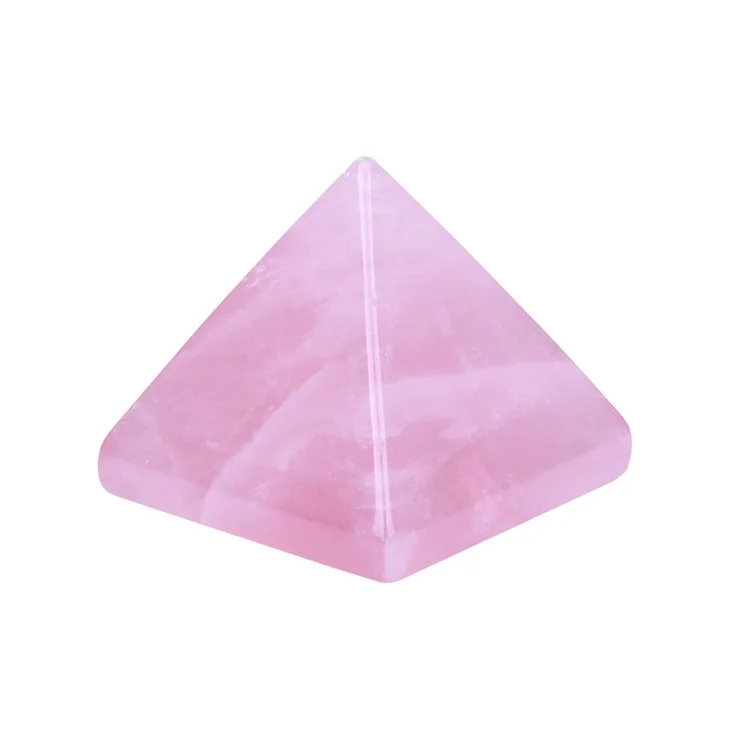 Best Quality Rose Quartz Pyramid : Wholesale  Rose Quartz Gemstone Pyramid natural stone For Reiki And Healing
