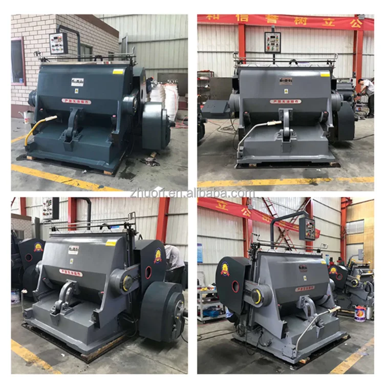 Z For Pizza Box Cake Box Making Crease Die Cutting Machine Flat Matching Cardboard Cutting Machine Die Cutting Creasing Machine