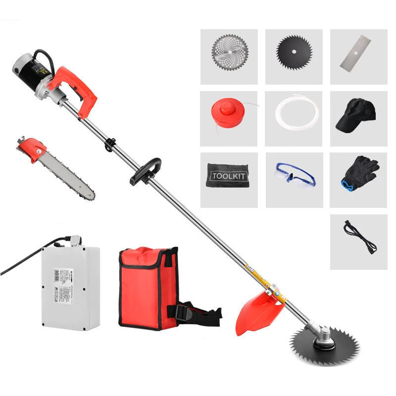 YUTUO Cheap Wholesale Cordless Electric Trimmer Cutter Machine Grass Trimmer 24V lithium Battery Powered Garden Tool