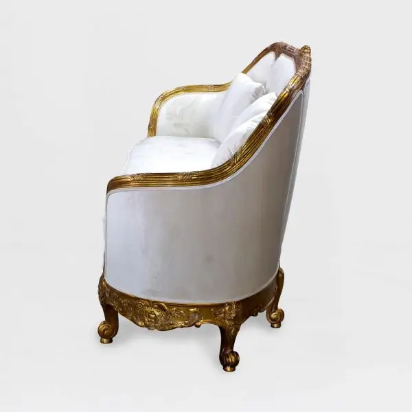 Classic Vintage Royal Luxury Sofa Chair Set Hand-carved Teak Mahogany Wood Living Room Hall Villa School High Quality Artistic