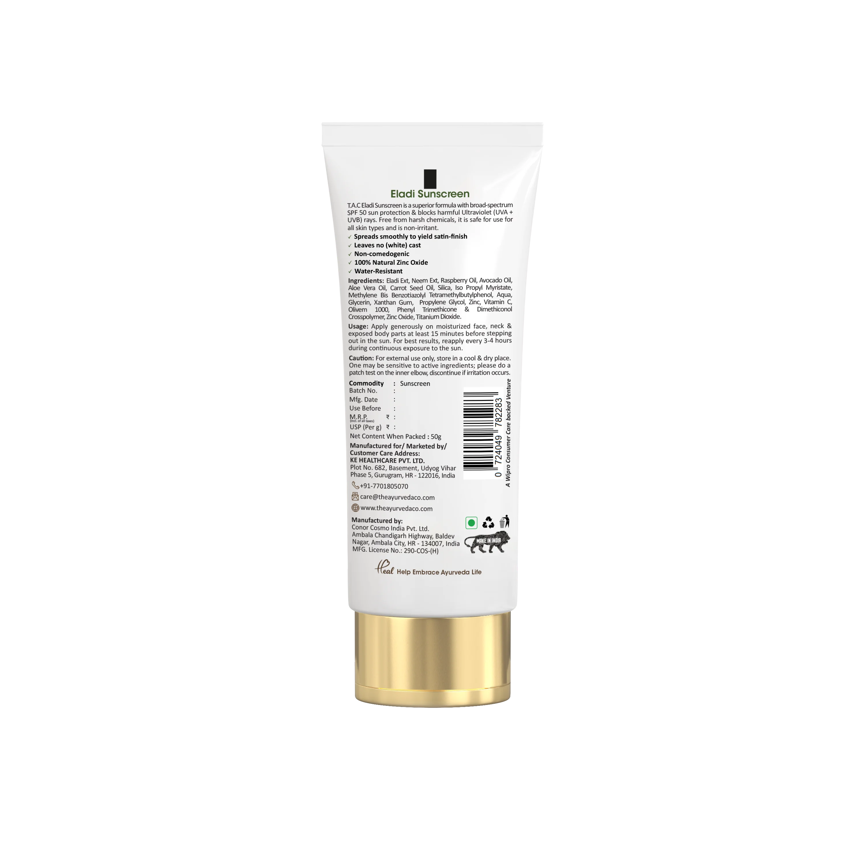 Buy Eladi Sunscreen Matifying SPF 50 & PA+++ UVA & UVB Rays Protection Summer Condition Sunscreen For Unisex