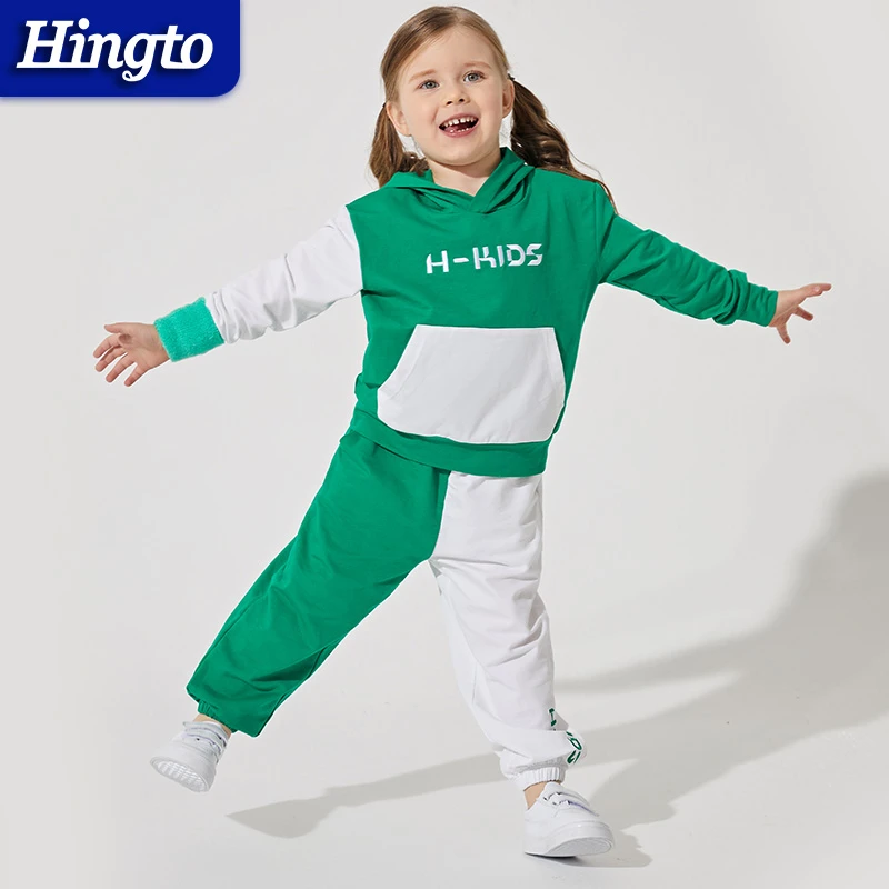 Kids Boy Suit Plain Style Clothes 2021 / Casual Sweater Long Sleeve Little Boys Sweat Suit / Two Piece Jersey Tracksuit For Boy