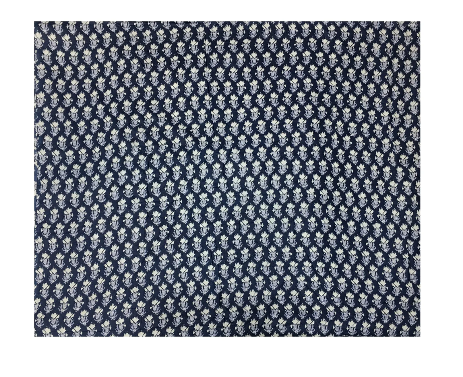 Indian Ajrakh Hand Block Printed 100% Cotton Fabric New Design Plain Or Twill Weave Fabric Dyeing And Printing Cotton Textile