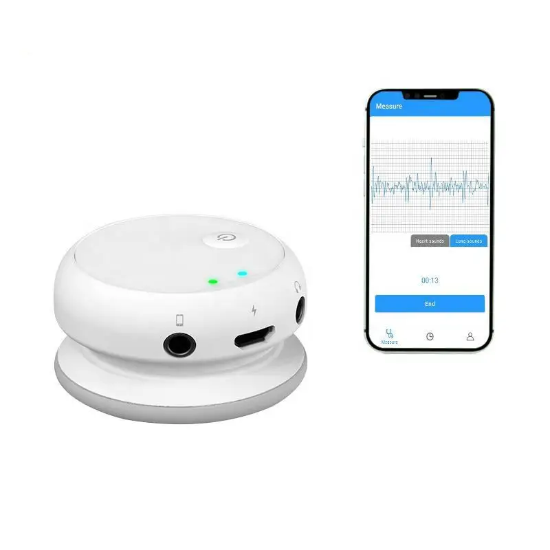 Wireless Bluetooth Stethoscope for Doctor Telemedicine Stethoscope for Remote Diagnosis