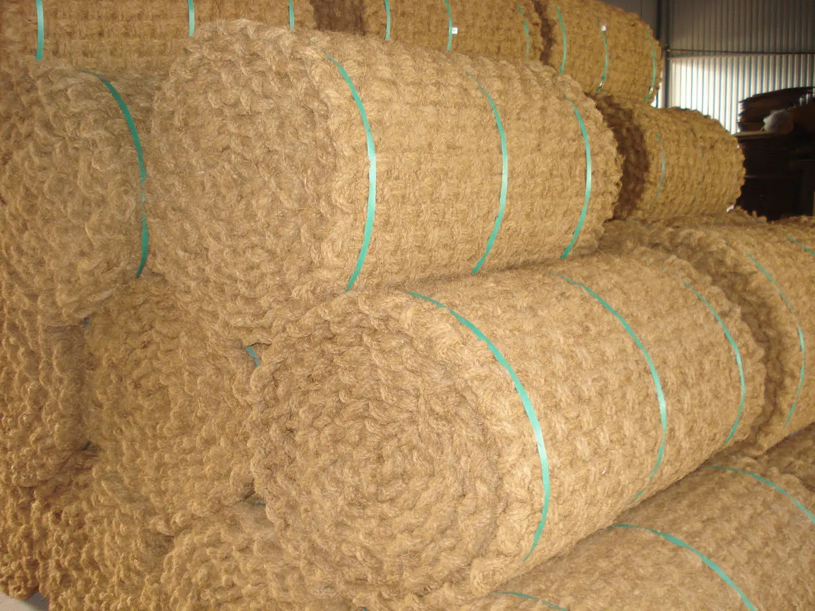 Best selling Coconut Coir Mat Roll Coir rope Brown color Coconut coir mat packaging type bale from Vietnam