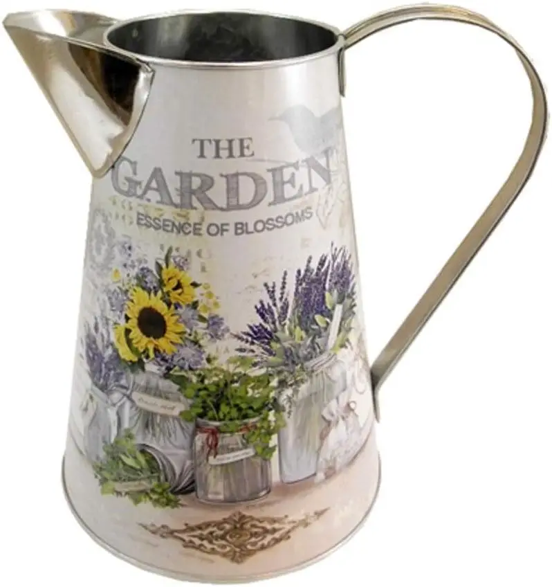 Metal Flower Vase Or Planter For Garden & Home Decoration