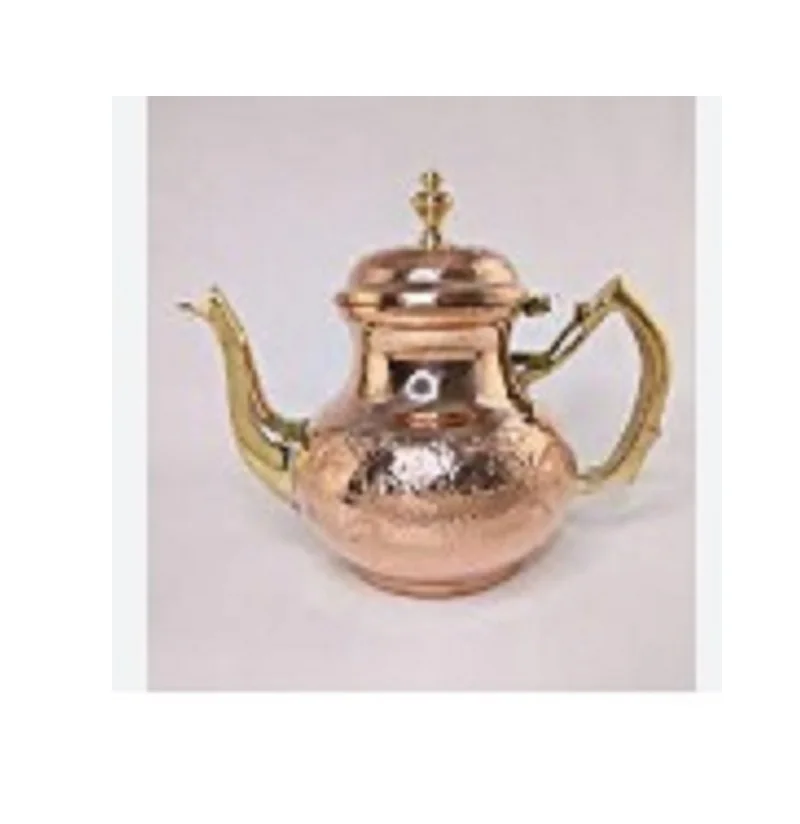 New Arrival Turkish Brass Hammered Teapot Indian Fancy Centerpiece Cheap Price Selling Handmade Fancy Brass Teapot Hammered