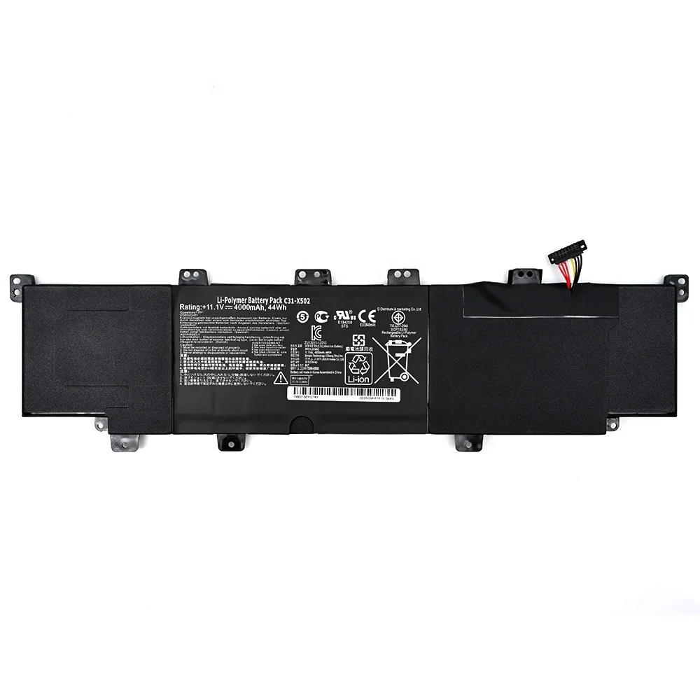 Manufacture Laptop Battery 11.1v 44wh C21-X502 C31-X502 For ASUS X502 X502c X502caPu500 Pu500c S500 S500c 4000mAh