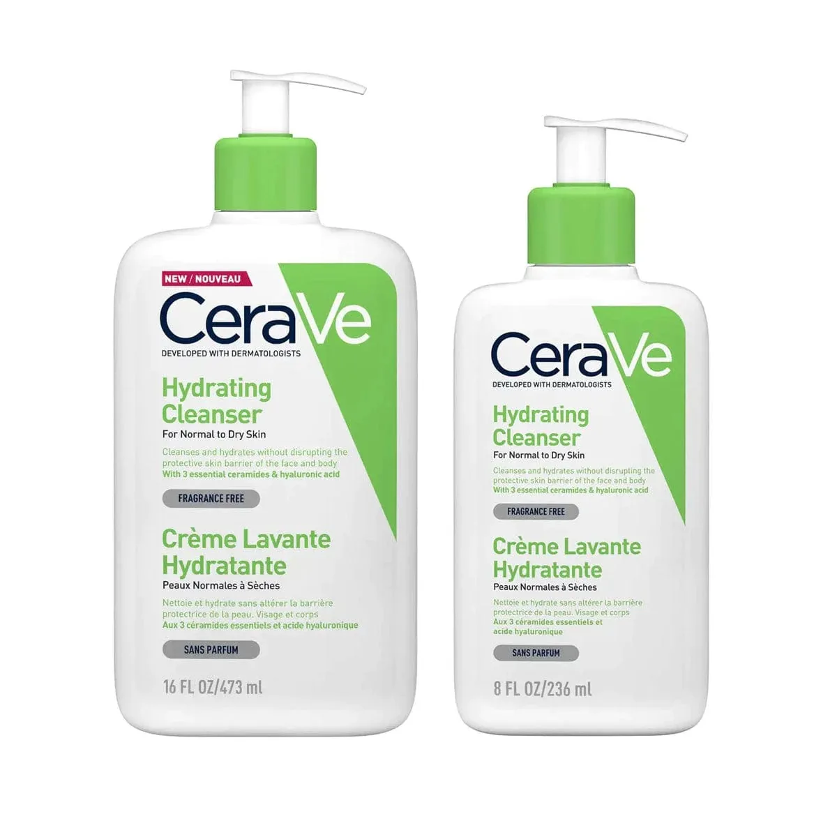 Original USA Supplier of CeraVes Hydrating Facial Cleanser | Moisturizing Non-Foaming Face Wash with Hyaluronic Acid 16 fl oz