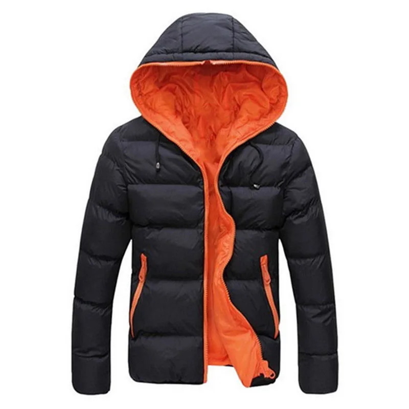 Men Water Resistant Quilted Puffer Jacket Winter Warm Pack able Puffy Down Jacket