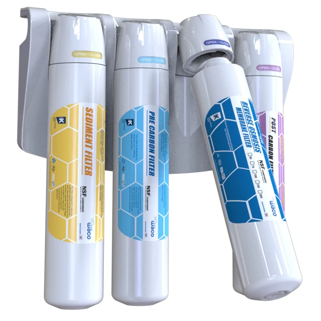 Optional Inline Filter type Under Sink Quick Change Water Purification System by Reverse Osmosis