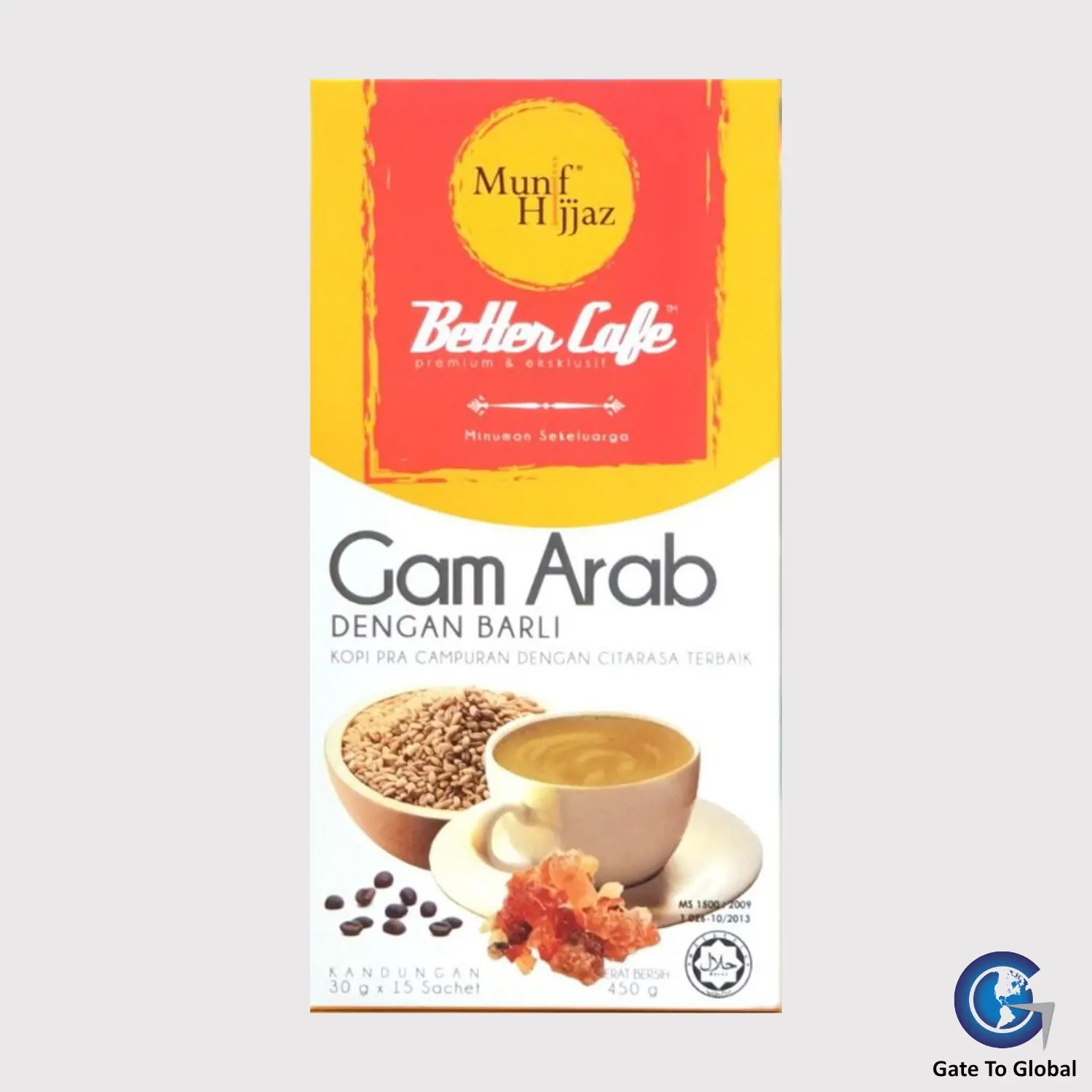 Coffee Mix Premix Coffee with Arabic Gum and Barley  Instant Coffee Brand Better Cafe OEM Box Packing Packaging Food Organic