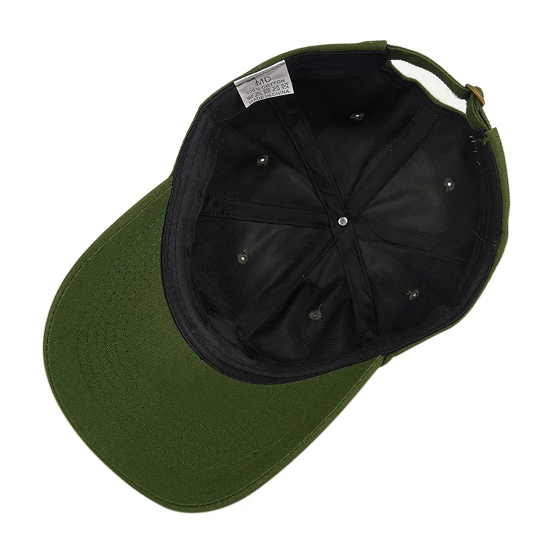 Solid Color 100% cotton plain soft top embroidery sports cap Dad hats cotton adjustable blank custom unstructured baseball cap