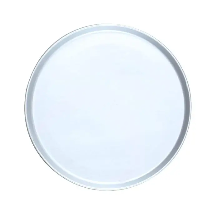 round shape aluminium serving tray with aluminum flower solid aluminum handle and mordent look home kitchen item