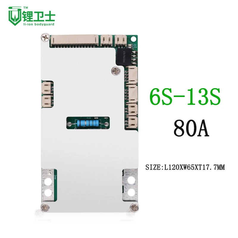 Заводская цена 7S 8S 10S 13S 40A 50A 60A 80A BMS активная балансировочная плата для защиты батареи