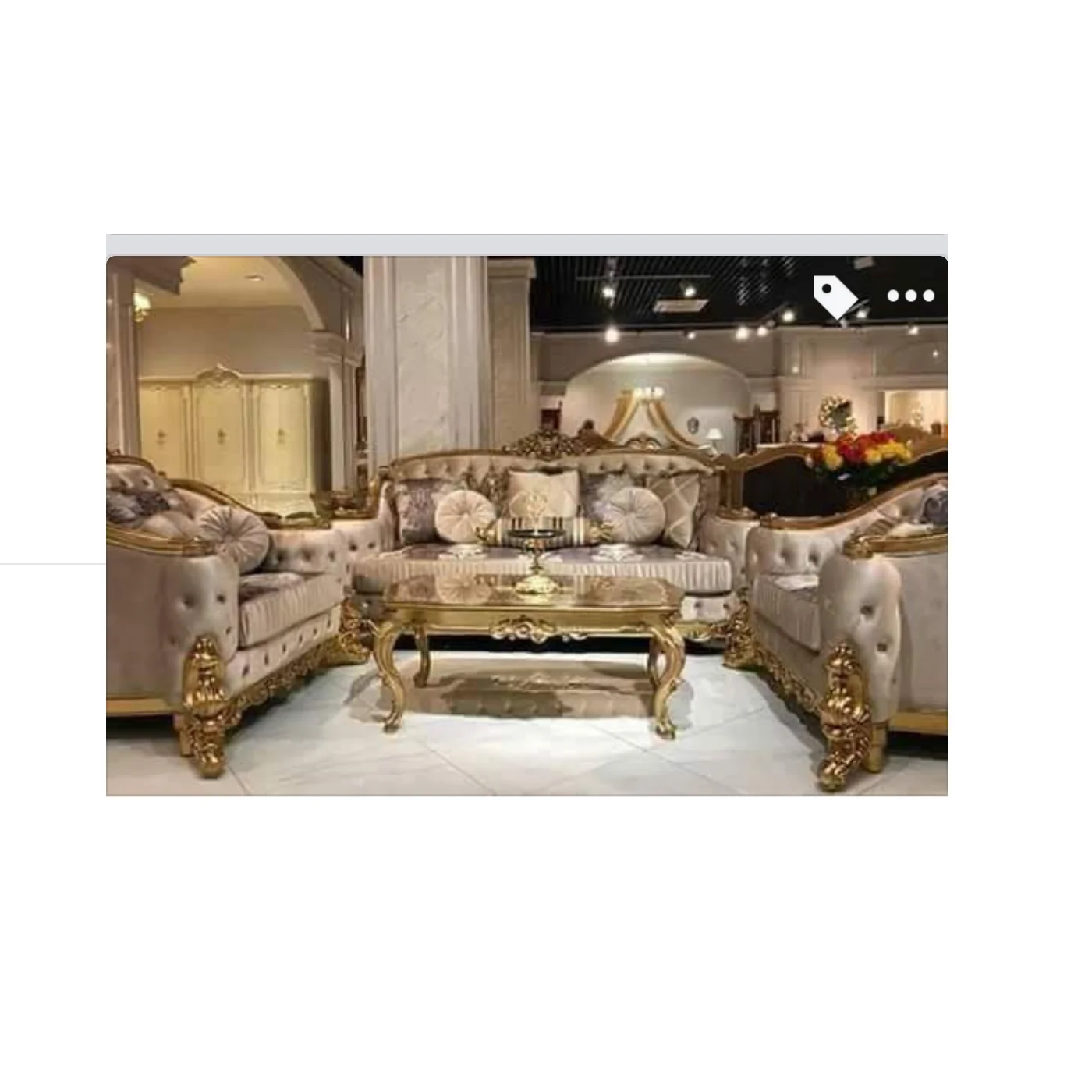 Best Quality Fine gold deco Painted Wooden Hand Carved Sofa Set For Living Room / Hall / Lobby Luxury Design Furniture for sale