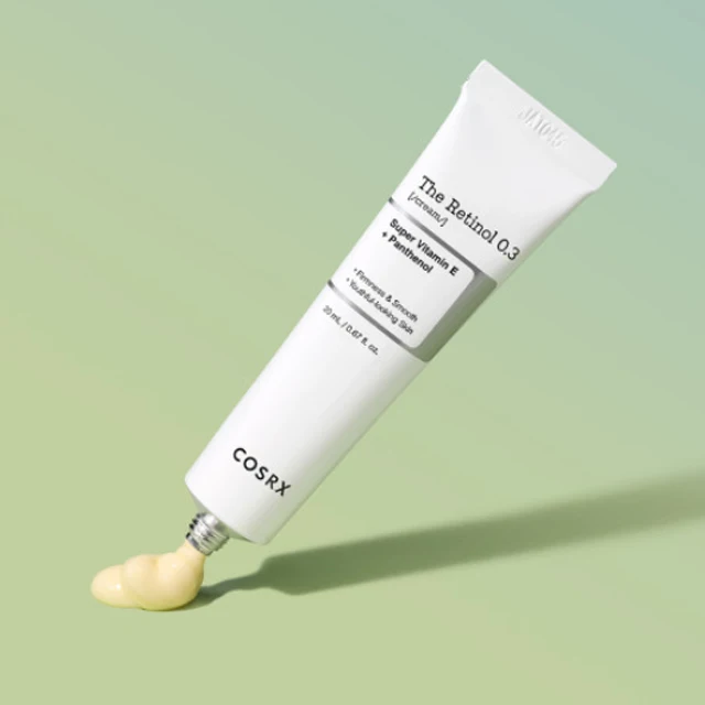 COSRX Retinol 0.3 Cream 20mL 0.67Oz Super Vitamin E + Panthenol for Youthful Looking Skin Korean Skincare  Anti Aging Cream