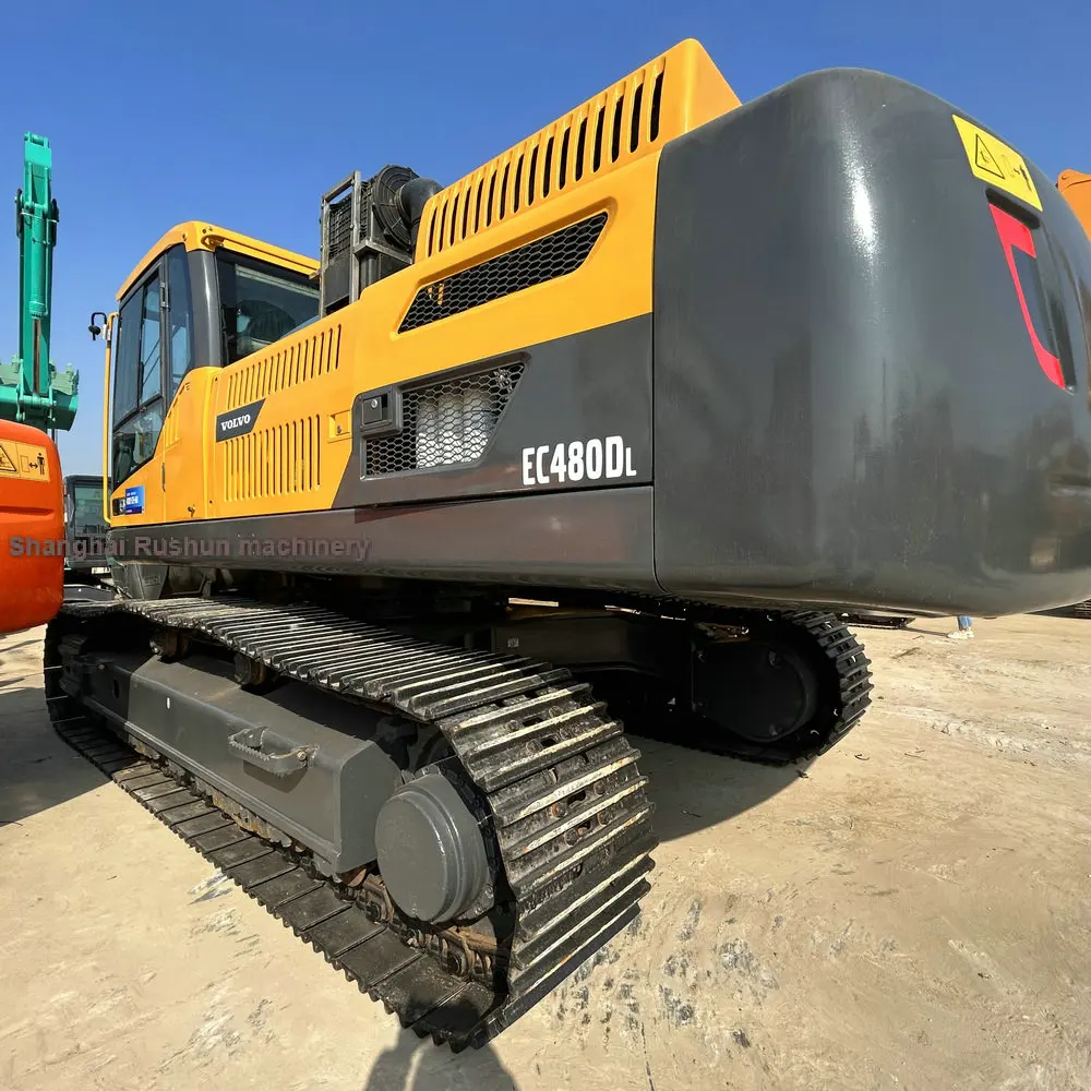 Famous High Quality And Multi Function 48TON VOLOV EC480DL EC480 480 Hydraulic Backhol Crawler Used Excavator in Shanghai