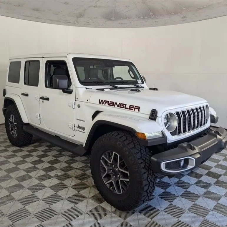 2024 Jeep Wrangler Sahara электрический внедорожник с турбонаддувом 8L AWD ручная автоматическая коробка передач доступна светло-темная кожа R17 R16