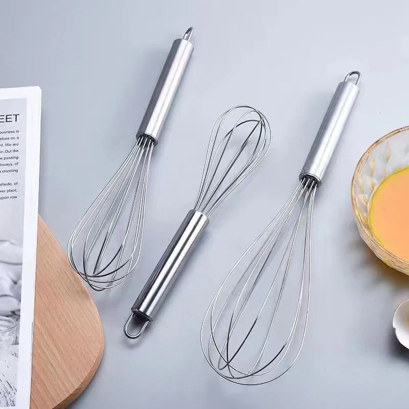 Нержавеющая сталь многофункциональный размеры яйцо ручной миксер кухня яичное било оптом кухонные принадлежности, приспособления для яичное било