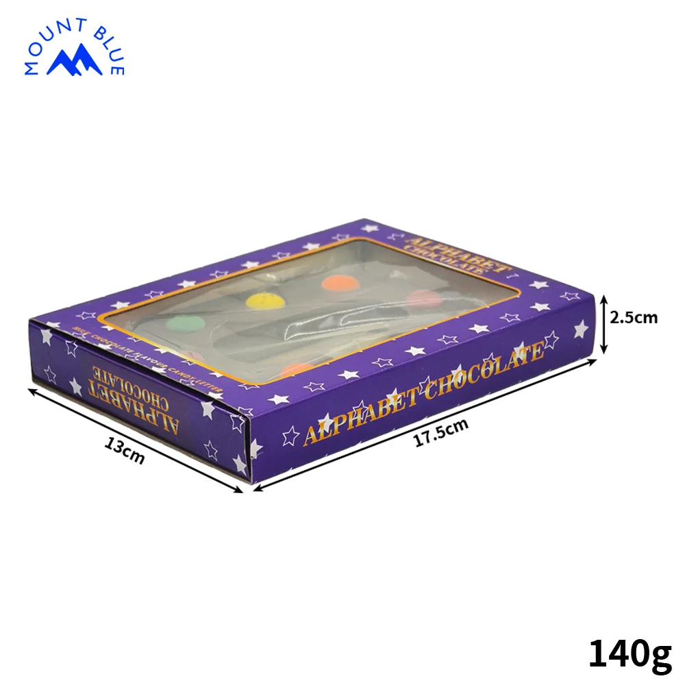 Manufacture Decorated Alphabet Chocolate Custom Chocolate Alphabet Candy