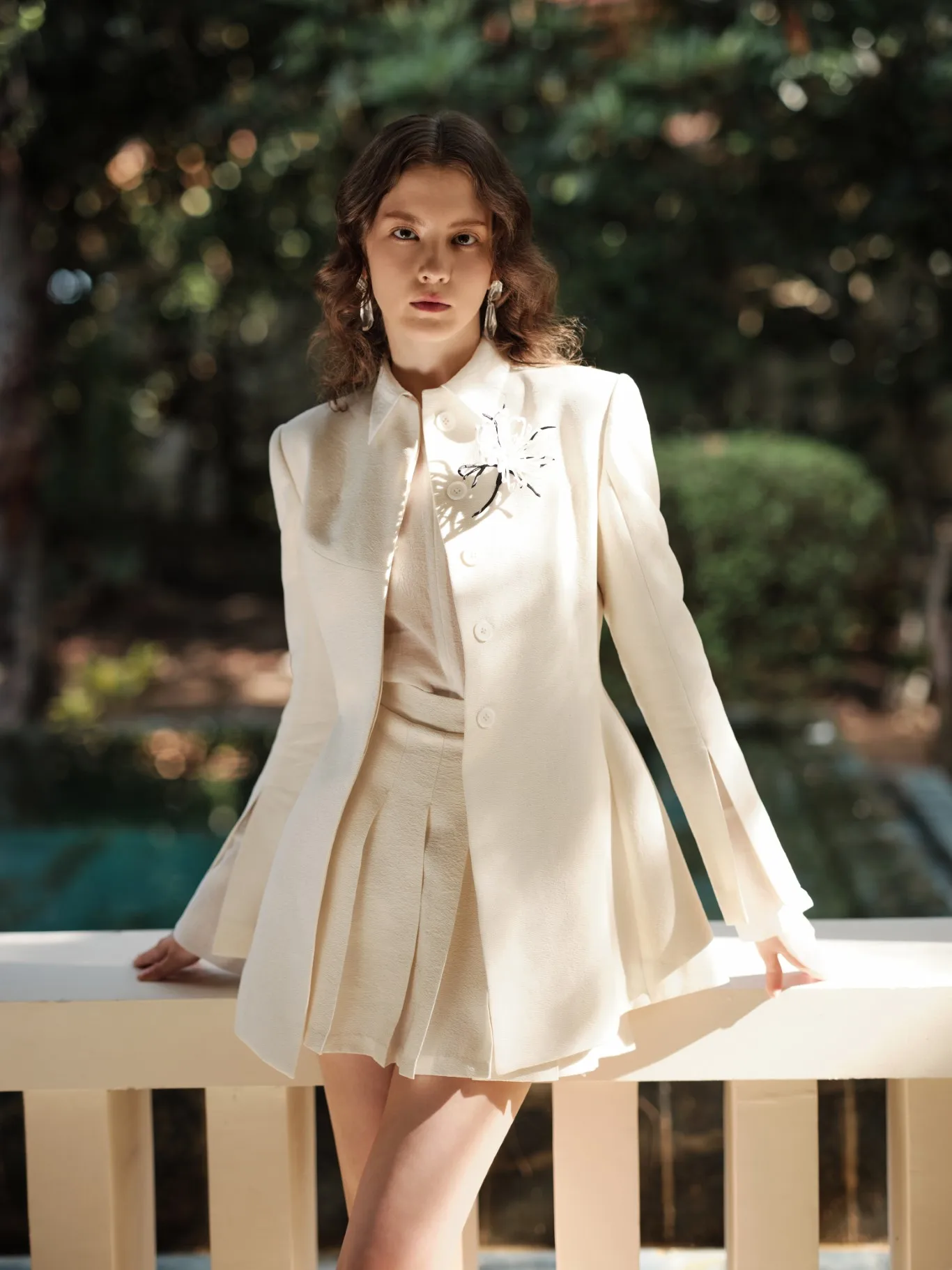 Minimalist Style Women Blazer 5 Front Buttons Alai Tailored Blazer Eco-Friendly Fabric Ladies Clothes Vietnam Local Brand