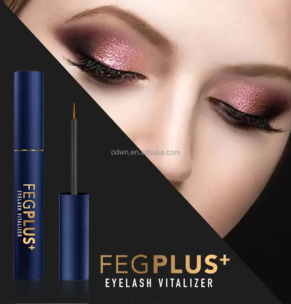 FEGPLUS Wholesale Custom Organic Eyebrow Eye Brow Eyelash Lashes Enhancing Serum Growth Serum