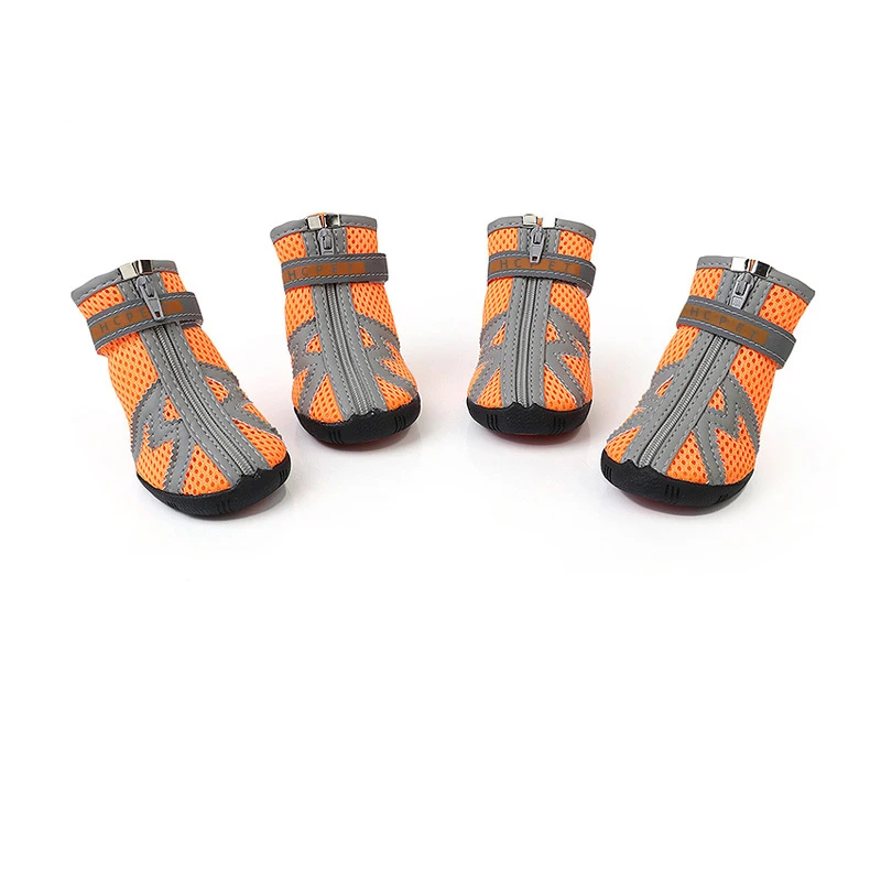 Custom Adjustable Cotton Dog Sneaker Mesh Dog Boots Small Medium Large fashion designer Dog Shoes