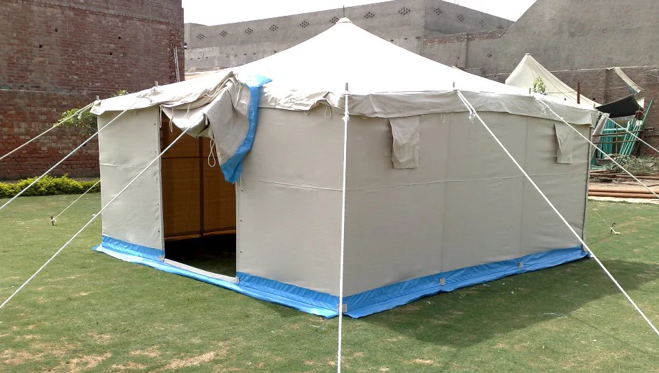 Waterproof Four Season Tents Kuwaiti Deluxe Tent In Whole Sale Price Luxury Breathable Cotton Canvas Camping Tent Deluxe