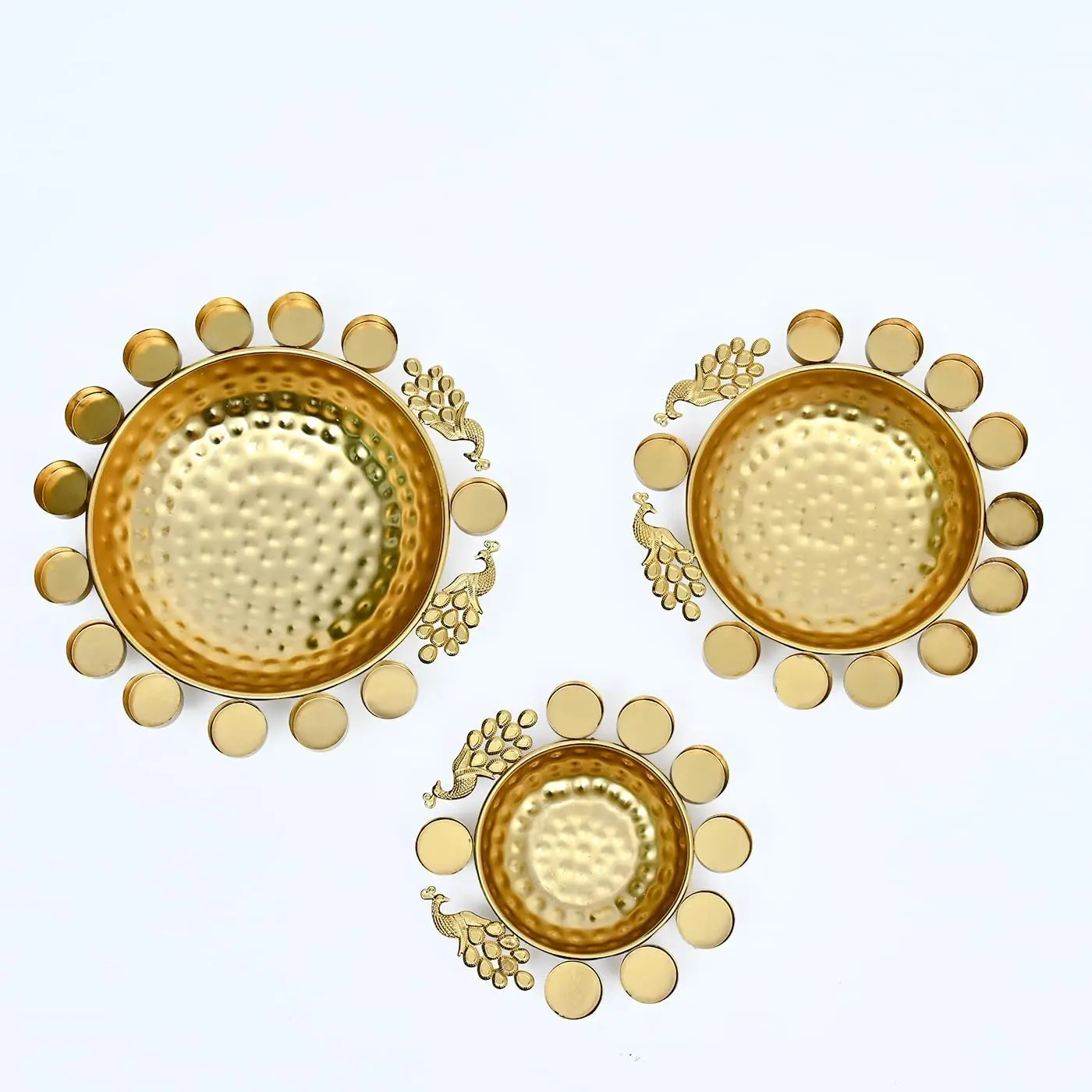 Indian Handmade Traditional Urli Bowl for Home Decor and Festive Decoration for Floating Flowers Tea-Light Candles for Diwali